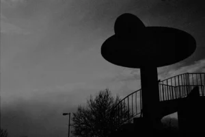 UFO in Wilhelmsburg. Shot on 35mm by Dennis Riebenstahl.